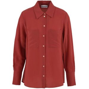 Attic and Barn, Rode Blouse met Model Atsh 004 Rood, Dames, Maat:S