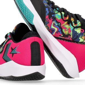 Converse, Schoenen, Heren, Veelkleurig, 44 EU, Jet Mid Basketbalschoen Roze/Zwart/Wit