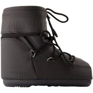 Moon Boot, Schoenen, Dames, Zwart, 36 EU, Nylon, Zwarte Synthetische Lage Laarzen