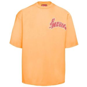 Pharmacy Industry, Tops, Heren, Oranje, S, Grafische Print Heren T-shirt