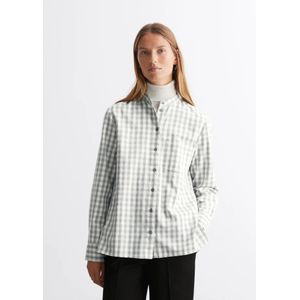 Marc O'Polo, Blouses & Shirts, Dames, Grijs, L, Katoen, Geruite blouse regular