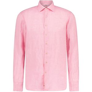 Stenströms, Overhemden, Heren, Roze, S, Linnen, Casual Shirts