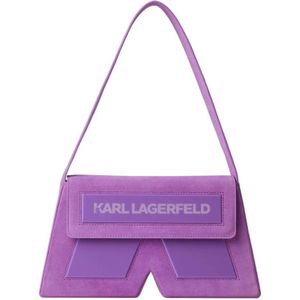 Karl Lagerfeld, Tassen, Dames, Paars, ONE Size, Houston Handtas
