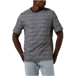 Lyle & Scott, Tops, Heren, Veelkleurig, XS, Katoen, Breton Stripe Polo & T-shirt