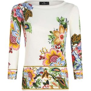 Etro, Sweatshirts Wit, Dames, Maat:M