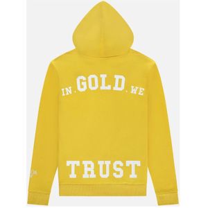 In Gold We Trust, The Notorious Hoodie in Geel Geel, Heren, Maat:L