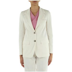 Peserico, Coats Beige, Dames, Maat:2XS