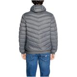 Armani Exchange, Jassen, Heren, Grijs, S, Polyester, Winter Heren Donsjas Collectie