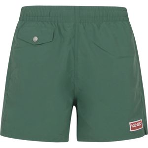 Kenzo, Groene Zeekleding Badpak Groen, Heren, Maat:XL
