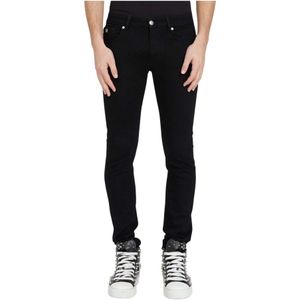 John Richmond, Jeans, Heren, Zwart, W36, Katoen, Moderne Slim-Fit Jeans