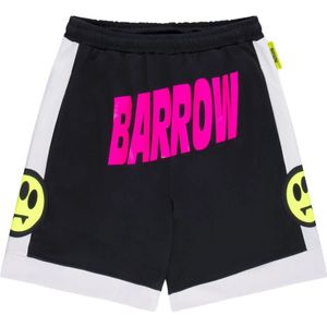 Barrow, Korte broeken, unisex, Zwart, M, Polyester, Bermuda mand in triacetaat