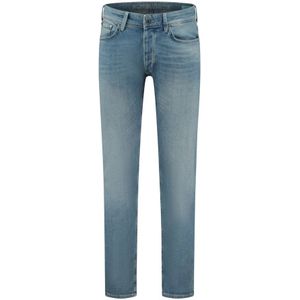 Pure Path, Jeans, Heren, Blauw, W30, Denim, Blauwe Eric Stijlvolle Denim Jack