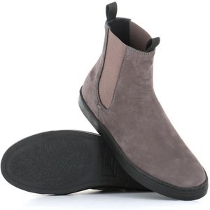 Officine Creative, Schoenen, Dames, Grijs, 39 EU, Suède, Grijze Chelsea Suède Sleehakken