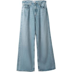 Citizen, Jeans, Dames, Blauw, 2Xs, Katoen, Luxe Baggy Alemayde Fit Jeans