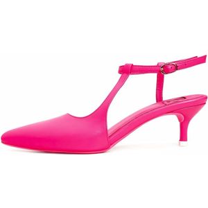 Cesare Gaspari, Schoenen, Dames, Roze, 38 EU, Luxe Klassieke Pumps - Fuchsia