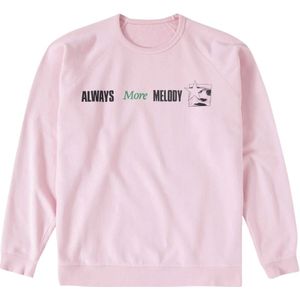 Closed, Sweatshirts & Hoodies, Heren, Roze, XL, Amerikaanse Sweatshirt Print Ronde Hals