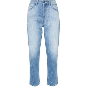 Dondup, `Koons` 5-Pocket Jeans Blauw, Dames, Maat:W29