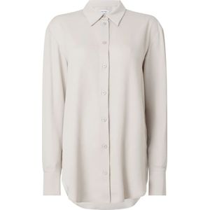 Calvin Klein, Blouses & Shirts, Dames, Beige, L, Polyester, Ivory Gerecyclede CDC Relaxte Shirt