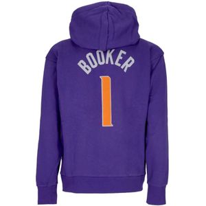 Nike, Sweatshirts & Hoodies, Heren, Paars, XS, Katoen, Devin Booker NBA Essential Hoodie