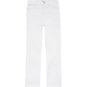 Closed, Witte Stretch Denim Straight Jeans Wit, Dames, Maat:W27