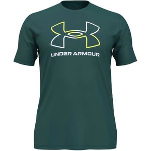 Under Armour, Tops, Heren, Groen, S, Katoen, Foundation Update T-Shirt Hydro Teal