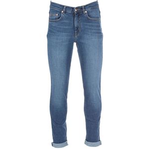 Harmont & Blaine, Blauwe Denim Jeans voor Heren Blauw, Heren, Maat:W32