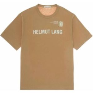 Helmut Lang, Tops, Heren, Beige, L, T-Shirt