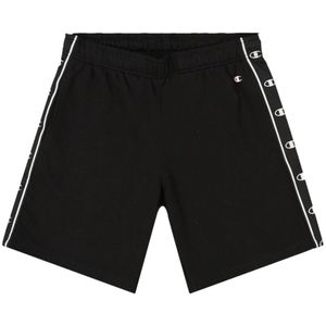 Champion, Korte broeken, Heren, Zwart, XS, Zwarte Legacy Logo Bermuda Shorts