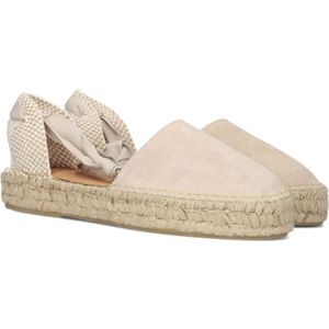 Notre-v, Schoenen, Dames, Beige, 41 EU, Leer, Dames Espadrilles Dely 23