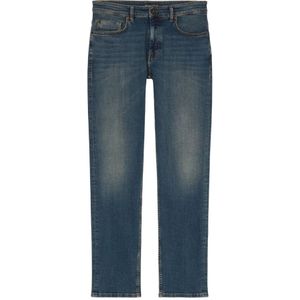 Marc O'Polo, Jeans, Heren, Blauw, W38 L34, Denim, Regular Fit Cross-Hatch Denim Jeans