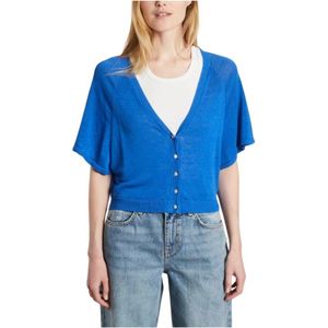 Ba&Sh, Truien, Dames, Blauw, S, v Cardigan - Domino Cardigan