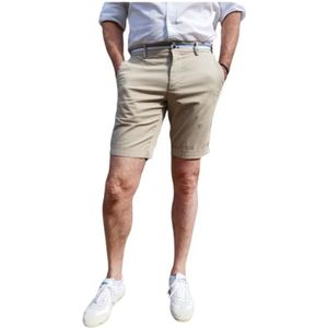 Mason's, Korte broeken, Heren, Beige, XS, Katoen, Stretch Cotton Chino Bermuda Shorts