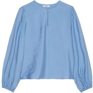 Marc O'Polo, Blouses & Shirts, Dames, Blauw, L, Polyester, Losse blouse