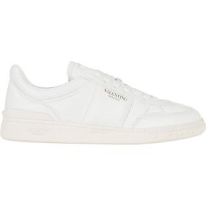 Valentino Garavani, Schoenen, Heren, Wit, 42 EU, Leer, Nappa Leren Lage Top Sneaker