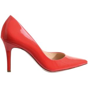 Högl, Schoenen, Dames, Rood, 38 EU, Leer, Rode Boulevard Pumps voor Vrouwen