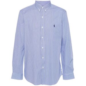 Ralph Lauren, Overhemden, Heren, Blauw, L, Katoen, Sport Lange Mouw Shirt