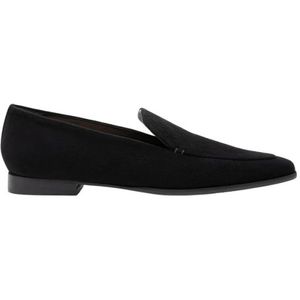 Parallele, Schoenen, Dames, Zwart, 37 1/2 EU, Suède, Zwarte Suède Mocassin Douglas