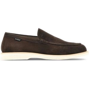 Hogan, Schoenen, Heren, Bruin, 42 EU, Suède, Bruine Suède Mocin