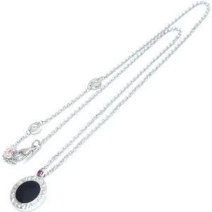 Bvlgari Vintage, Pre-owned, Dames, Grijs, ONE Size, Pre-owned Silver necklaces