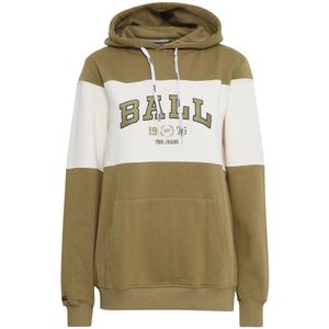 Ball, Sweatshirts & Hoodies, Dames, Groen, S, Katoen, Olive Hoodie Sweatshirt