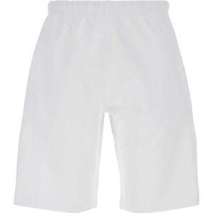Kenzo, Witte Bermuda Shorts van Stretchkatoen Wit, Heren, Maat:M