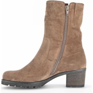 Gabor, Schoenen, Dames, Beige, 35 EU, Suède, Taupe Suède Enkellaarzen