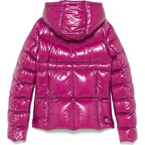 Colmar, Jassen, Dames, Roze, XS, Gewatteerde Magenta Jas met Capuchon