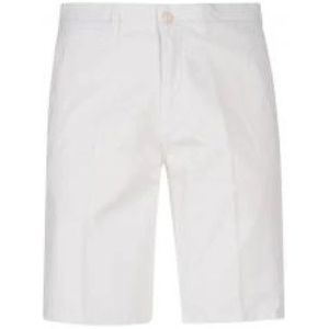 Harmont & Blaine, Korte broeken, Heren, Wit, S, Katoen, Casual Bermuda Twill Cotton Shorts