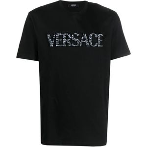 Versace, Tops, Heren, Zwart, M, T-Shirts