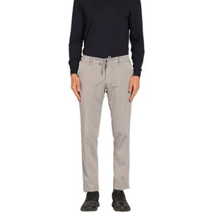 Mason's, Broeken, Heren, Grijs, L, Slim Fit Jersey Chino Broek