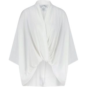 Joseph Ribkoff, Blouses & Shirts, Dames, Wit, M, Wrap Style Oversized Blouse