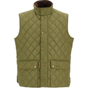 Barbour, Jassen, Heren, Groen, L, Nylon, Diamantquilt Vest