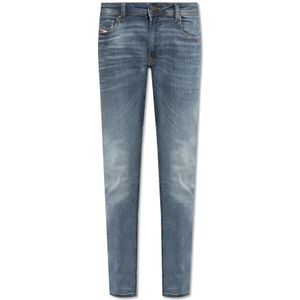 Diesel, Jeans, Heren, Blauw, W34 L30, Katoen, 1979 Sleenker L.30 jeans