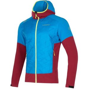 La Sportiva, Ademende Hybride Jas met Rits Blauw, Heren, Maat:M